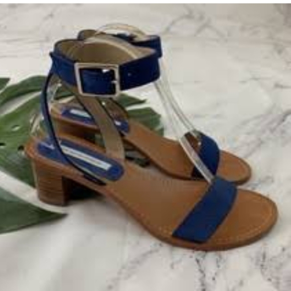 Diane von Furstenberg blue sandals 8.5 - Picture 6 of 6